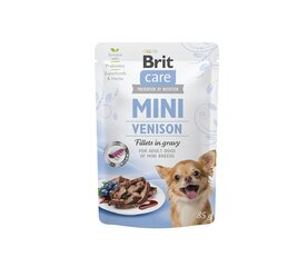 Brit Care Mini Adult Pouch Venison с олениной, 24x85 г цена и информация | Консервы для собак | kaup24.ee