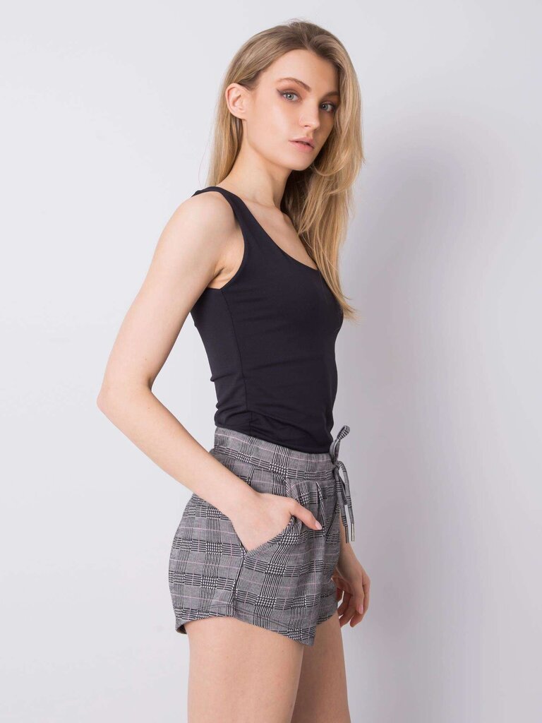 Lühikesed püksid, hallid ja mustad hind ja info | Naiste lühikesed püksid | kaup24.ee