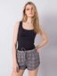 Lühikesed püksid, hallid ja mustad цена и информация | Naiste lühikesed püksid | kaup24.ee
