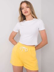 Lühikesed püksid, kollased hind ja info | Naiste lühikesed püksid | kaup24.ee