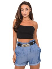 Lühikesed püksid, sinine hind ja info | Naiste lühikesed püksid | kaup24.ee