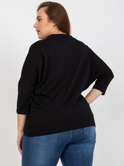 Женская черная блузка больших размеров цена и информация | Женские блузки, рубашки | kaup24.ee