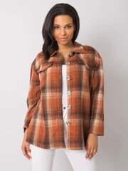 Рубашка, коричневая цена и информация | Женские блузки, рубашки | kaup24.ee