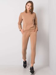 Vabaaja komplekt naistele Rue Paris, pruun цена и информация | Спортивная одежда для женщин | kaup24.ee