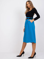 Женская юбка с оборкой, голубая  цена и информация | Юбки | kaup24.ee