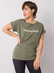 T-särk, khaki hind ja info | Naiste T-särgid, topid | kaup24.ee