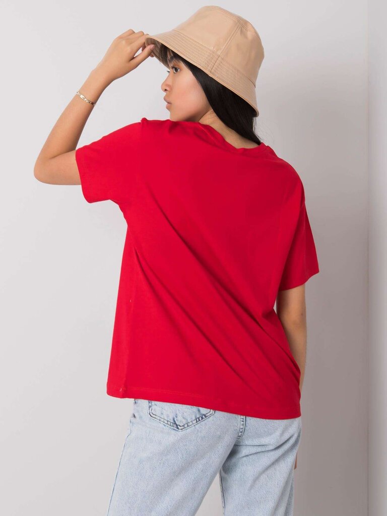 T-särk, punane цена и информация | Naiste T-särgid, topid | kaup24.ee