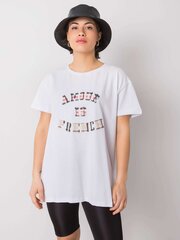 белая женская футболка с v-образным вырезом aileen цена и информация | Футболка женская | kaup24.ee