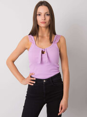 Женская футболка с надписью RUE PARIS, фиолетовая цена и информация | Женские блузки, рубашки | kaup24.ee