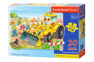 Пазл Castorland Bulldozer in action, 20 деталей цена и информация | Пазлы | kaup24.ee