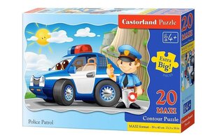 Пазл Castorland Police patrol, 20 деталей цена и информация | Пазлы | kaup24.ee