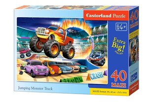Pusle Castorland Jumping Monster Truck Puzzle, 40 tükki hind ja info | Pusled | kaup24.ee