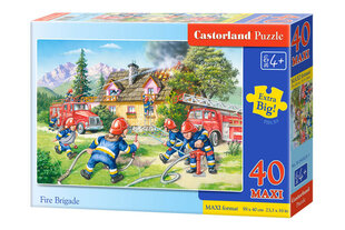 Pusle Castorland Fire Brigade Puzzle, 40 tükki hind ja info | Pusled | kaup24.ee