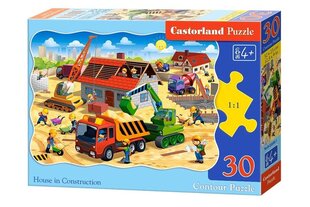 Pusle Castorland House in Construction Puzzle, 30 tükki цена и информация | Пазлы | kaup24.ee