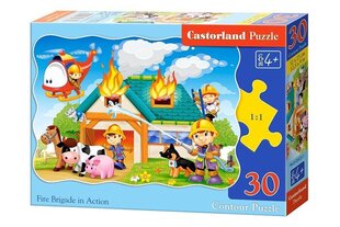 Pusle Castorland Fire Brigade in Action Puzzle, 30 tükki hind ja info | Pusled | kaup24.ee