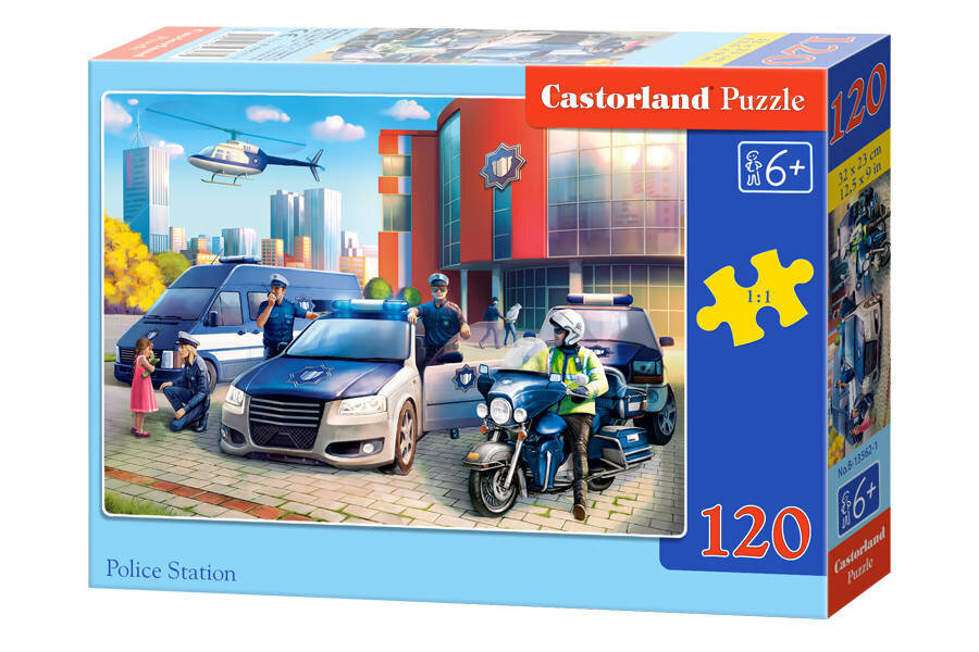 Pusle Castorlandi politseijaoskond, 120 tükki цена и информация | Pusled | kaup24.ee