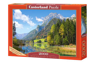 Пазл Castorland Mountain Refuge in the Alps, 2000 штук цена и информация | Пазлы | kaup24.ee