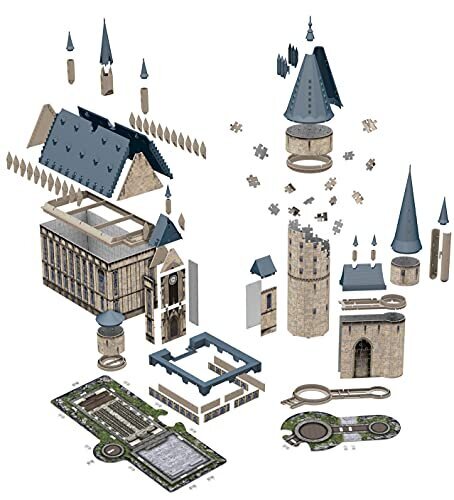 3D Pusle Ravensburger Hogwarts Castle / Harry Potter 540tk цена и информация | Pusled | kaup24.ee