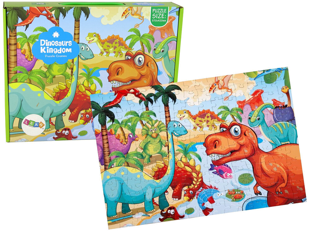 Laste pusle 180 tükki, dinosaurused hind ja info | Pusled | kaup24.ee