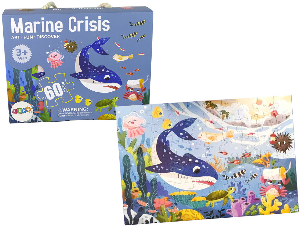Laste pusle 60 tükki, Sea World hind ja info | Pusled | kaup24.ee