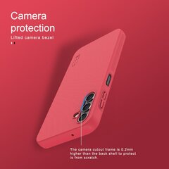 Nillkin Super Frosted Back Cover for Xiaomi Redmi Note 12 5G|Poco X5 5G Bright Red цена и информация | Чехлы для телефонов | kaup24.ee