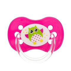 Canpol lutt Silicone Soother, Owls Glow 0-6m, helesinine hind ja info | Lutid | kaup24.ee