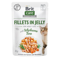 Brit Care Fillets in Jelly с тунцом, 24 x 85 г цена и информация | Кошачьи консервы | kaup24.ee