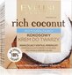 Eveline Rich Coconut niisutav kreem 50ml цена и информация | Näokreemid | kaup24.ee