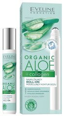 Eveline Organic Aloe+Collagen kreem silmaümbruse nahale, rullitav, 15 ml hind ja info | Silmakreemid, seerumid | kaup24.ee
