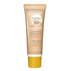 Солнцезащитный крем с легким оттенком BIODERMA Photoderm COVER Touch SPF50 +, 40 г цена и информация | Пудры, базы под макияж | kaup24.ee