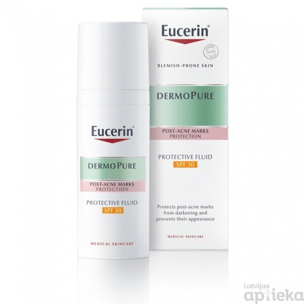 Eucerin DermoPure Kaitsev kaitsevedelik SPF-30 50ml цена и информация | Näoõlid, seerumid | kaup24.ee