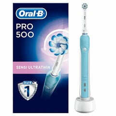 ORAL-B Braun PRO 500 Sensi UltraThin elektriskā zobu birste цена и информация | Электрические зубные щетки | kaup24.ee