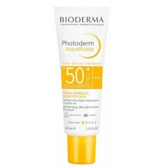 Солнцезащитный крем Bioderma Photoderm Aquafluide SPF-50+, 40 мл цена и информация | Кремы от загара | kaup24.ee