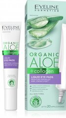 Vedelad kortsudevastased silmaplaastrid, Eveline Organic Aloe+Collagen, 20 ml hind ja info | Silmakreemid, seerumid | kaup24.ee