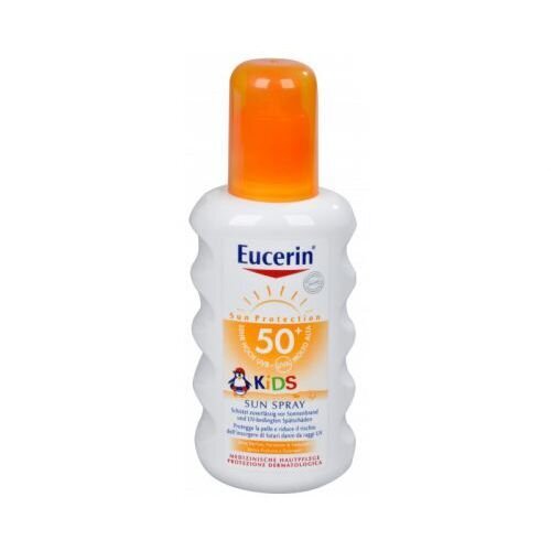 Eucerin Kids Sun Spray SPF 50+ - Väga kõrge kaitsega päikesekaitsesprei lastele 200 ml hind ja info | Päikesekreemid | kaup24.ee