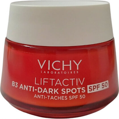 Intensiivne kortsudevastane kreem pigmentlaikude korrigeerimiseks Vichy Liftactiv B3 Anti-Blemish SPF50, 50 ml цена и информация | Näokreemid | kaup24.ee