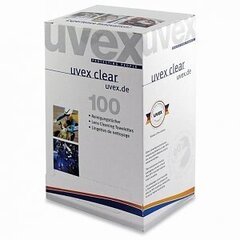 Prillide puhastuslapid Uvex, 100tk hind ja info | Prillide ja läätsede tarvikud | kaup24.ee