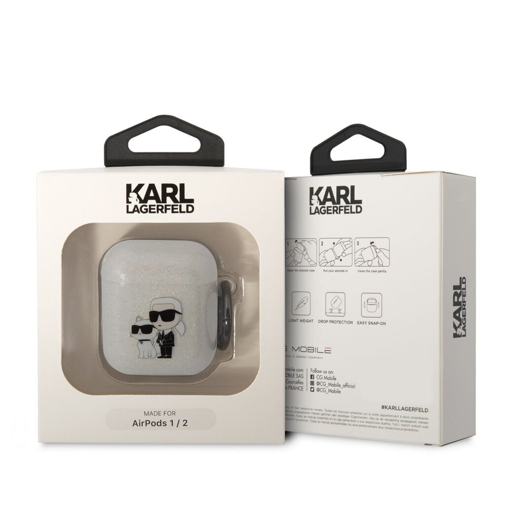 Karl Lagerfeld Airpods 1|2 цена и информация | Kõrvaklappide tarvikud | kaup24.ee