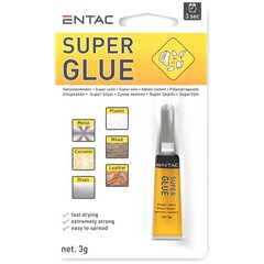 Kiirliim Entac Super 3g hind ja info | Liimid | kaup24.ee