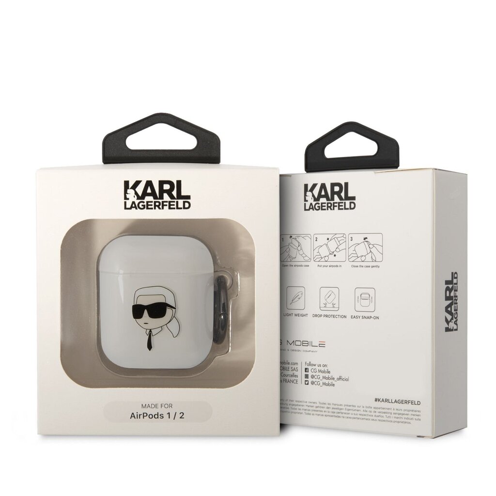 Karl Lagerfeld Airpods 1|2 цена и информация | Kõrvaklappide tarvikud | kaup24.ee