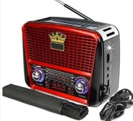 Raadio Bluetooth FM, USB LED Golon RX-BT455S цена и информация | Радиоприемники и будильники | kaup24.ee