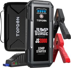Пусковое устройство Topdon JS2000. цена и информация | Зарядные устройства для аккумуляторов | kaup24.ee