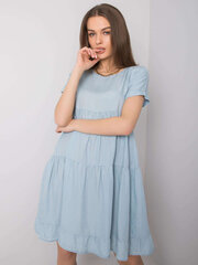 Женское голубое платье с принтом цена и информация | Платья | kaup24.ee