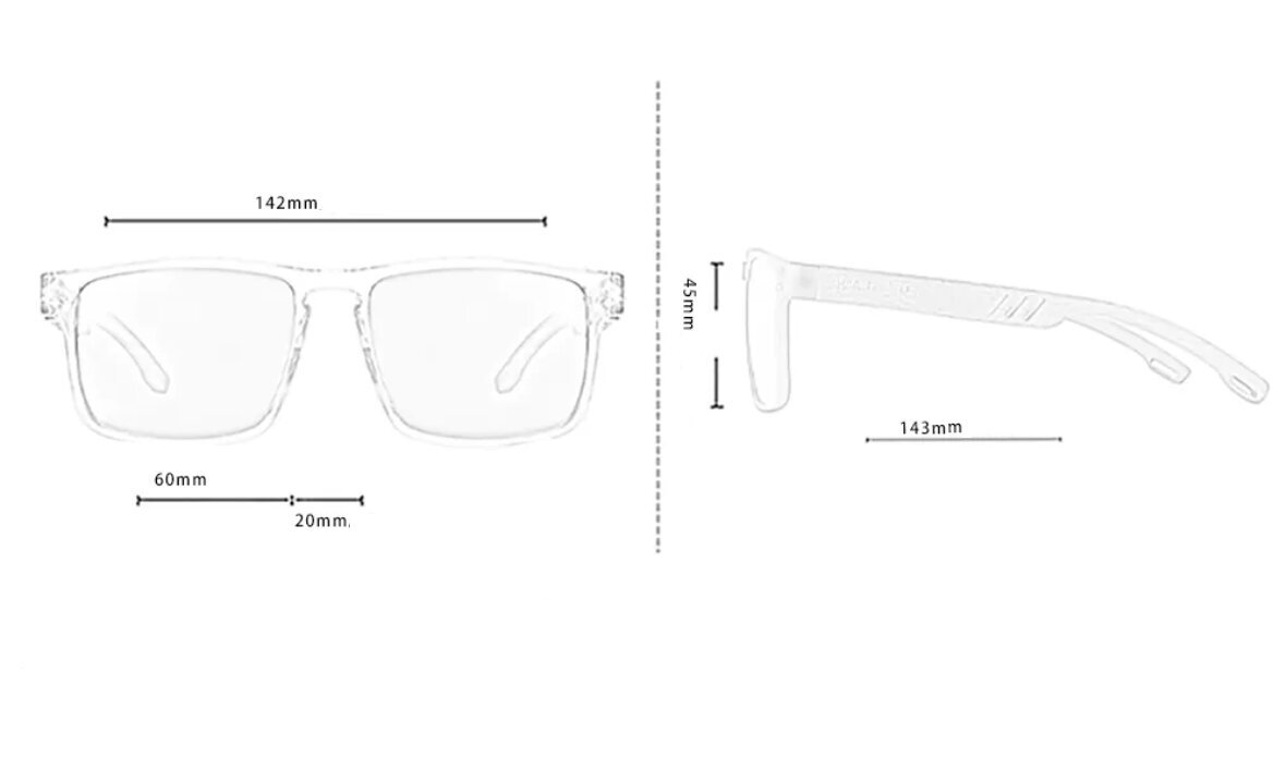 Kvaliteetsed polariseeritud peegeldusvastased päikeseprillid Barcur UV-400 filtriga hind ja info | Meeste päikeseprillid | kaup24.ee