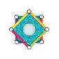 Magnetkonstruktor Playset Geomag Glitter, 22 tk hind ja info | Klotsid ja konstruktorid | kaup24.ee