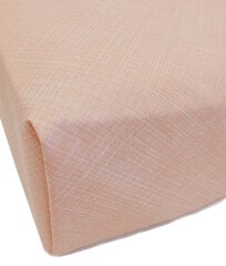Однотонная простынь на резинке Daily Peach, 160x200 см цена и информация | Простыни | kaup24.ee