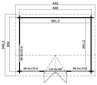 Aiamaja Windsor44, 11,39m2 hind ja info | Kuurid ja aiamajad | kaup24.ee