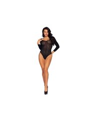 Сексуальный комплект нижнего белья LEG AVENUE MOSAIC SNAP CROTH BODYSUIT ONE SIZE цена и информация | Сексуальное женское белье | kaup24.ee