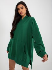 Женское зеленое платье больших размеров цена и информация | Женские толстовки | kaup24.ee