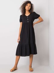 Женская черная блузка больших размеров цена и информация | Платье | kaup24.ee